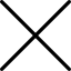cross delete exit remove icon