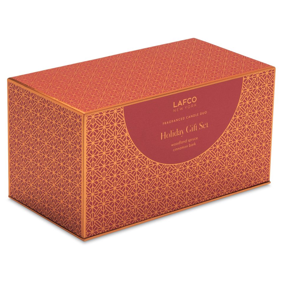 Woodland Spruce & Cinnamon Bark | Classic Candle 6.5oz Gift Set