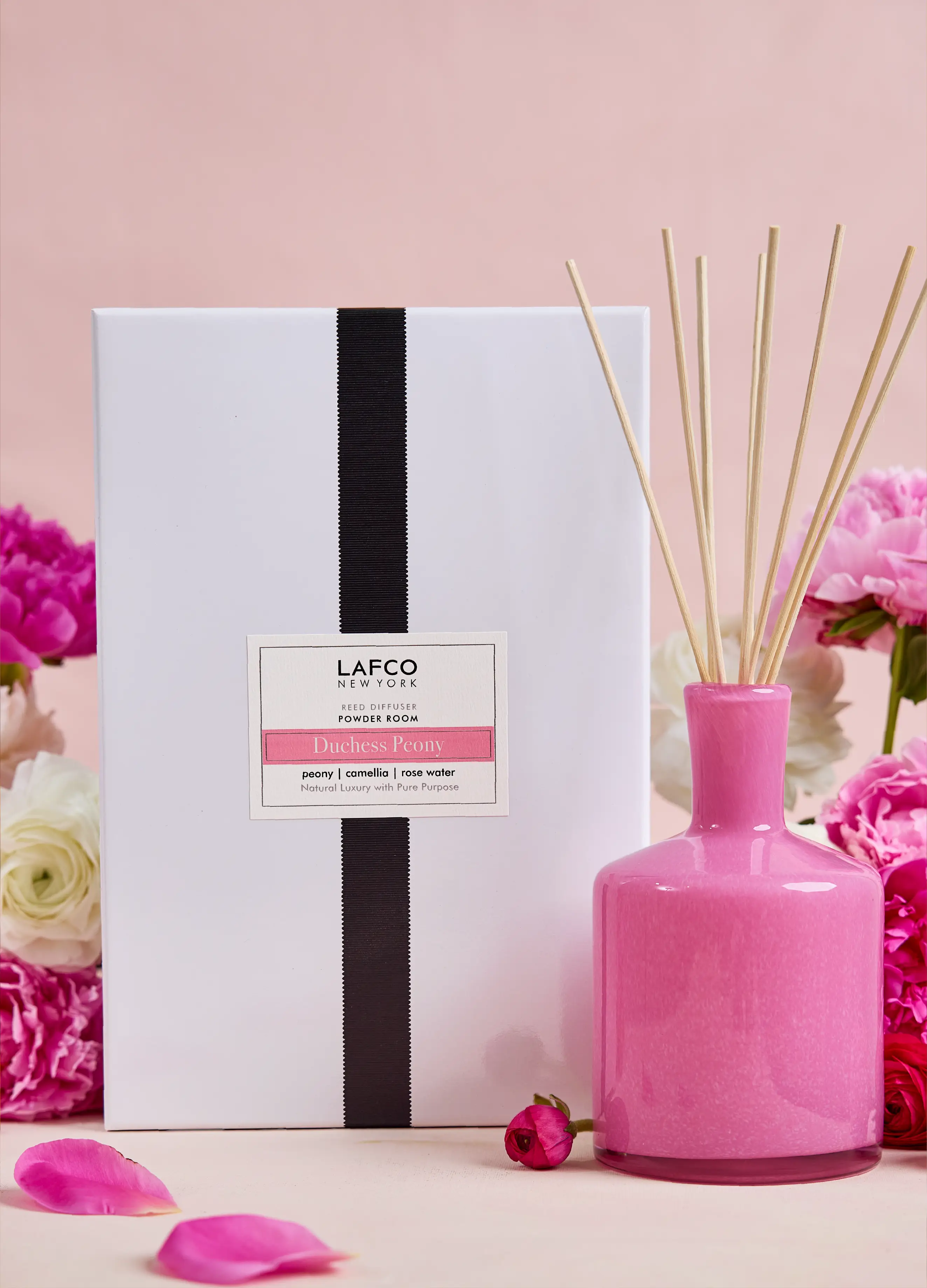 Duchess Peony Signature Reed Diffuser | LAFCO New York