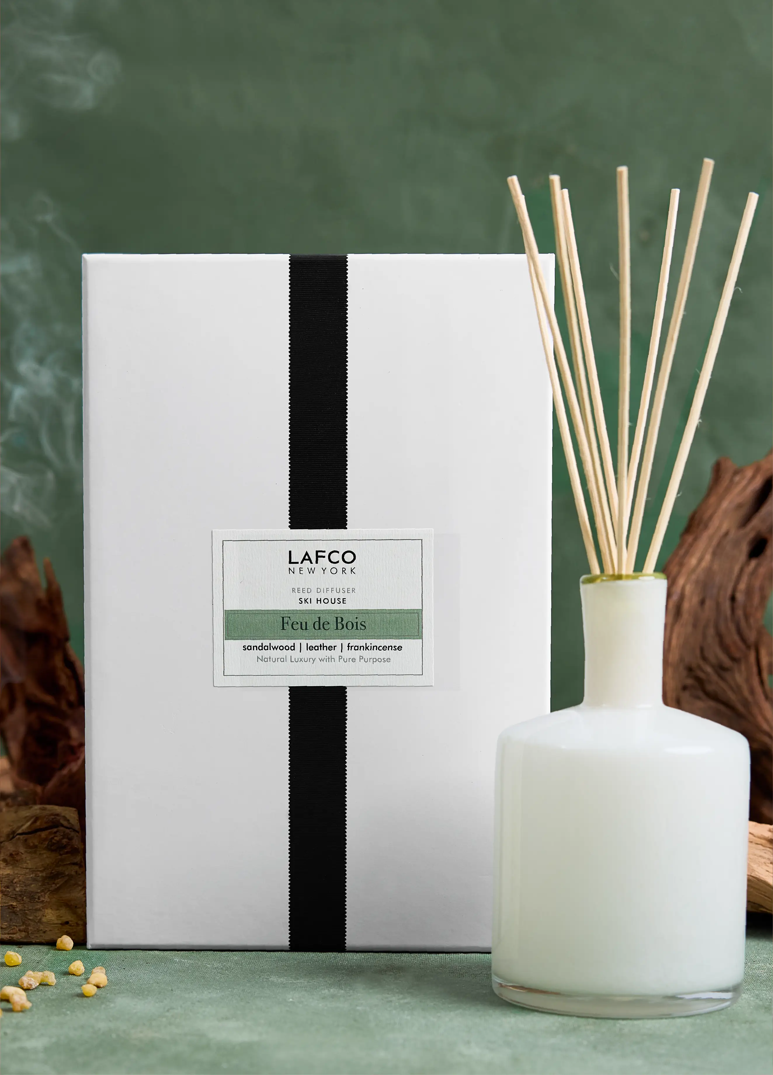 Feu de Bois Signature Reed Diffuser | LAFCO New York