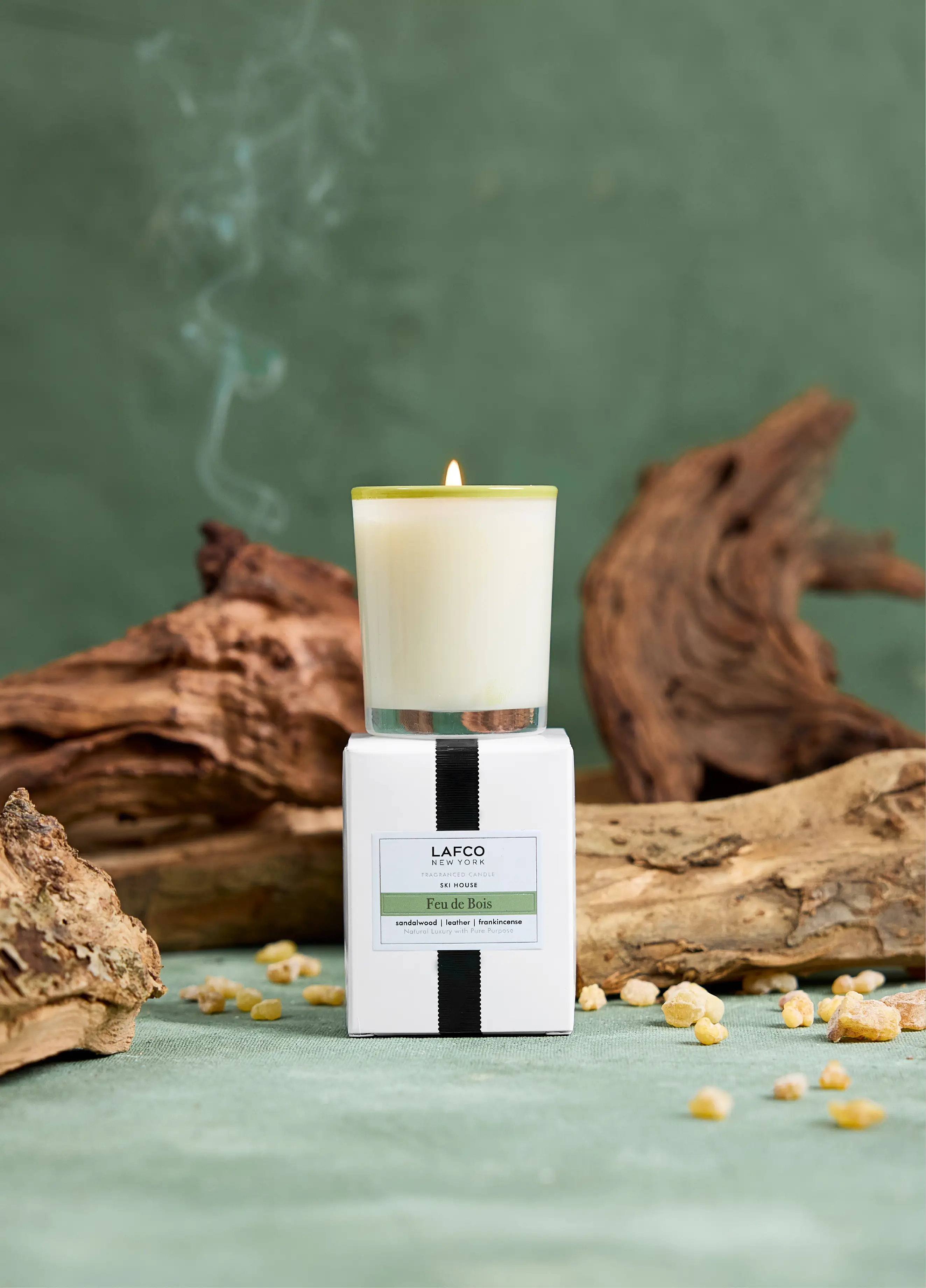 Feu de Bois 3-Wick Candle | LAFCO New York