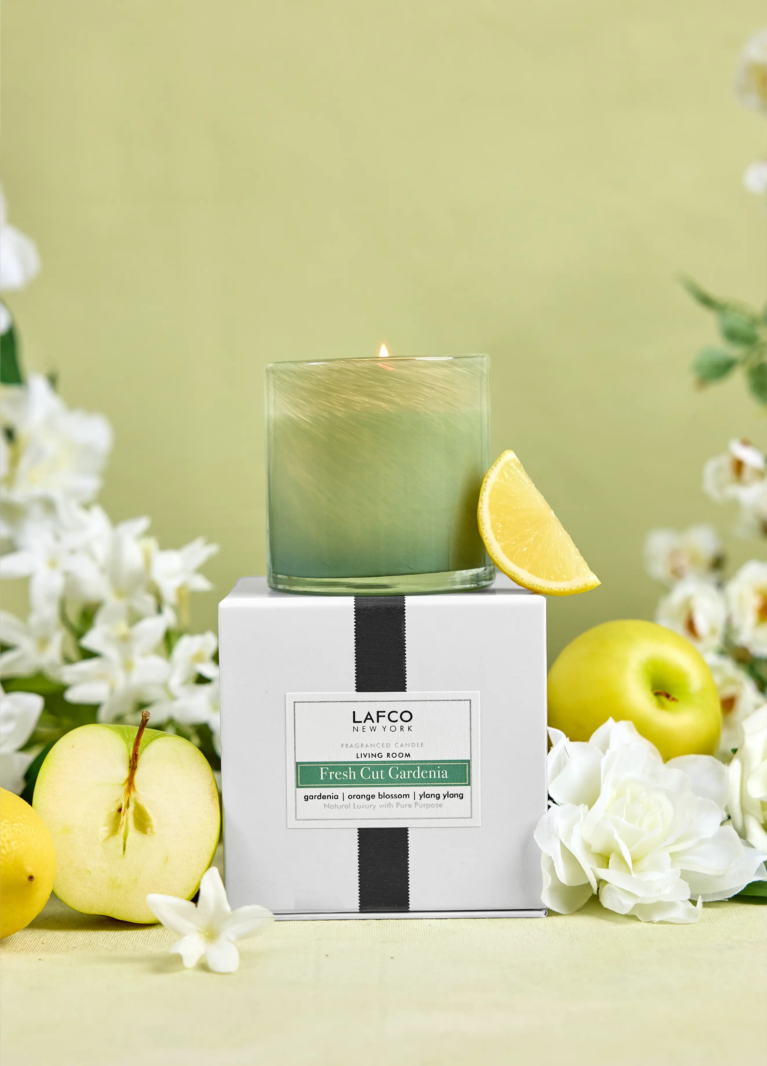 Fresh Cut Gardenia Classic Candle LAFCO New York