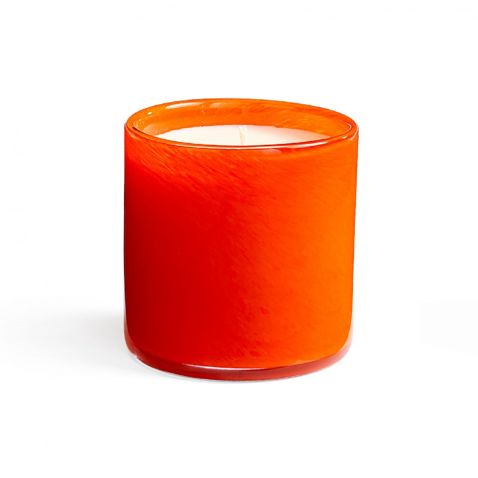 Orange candle clearance