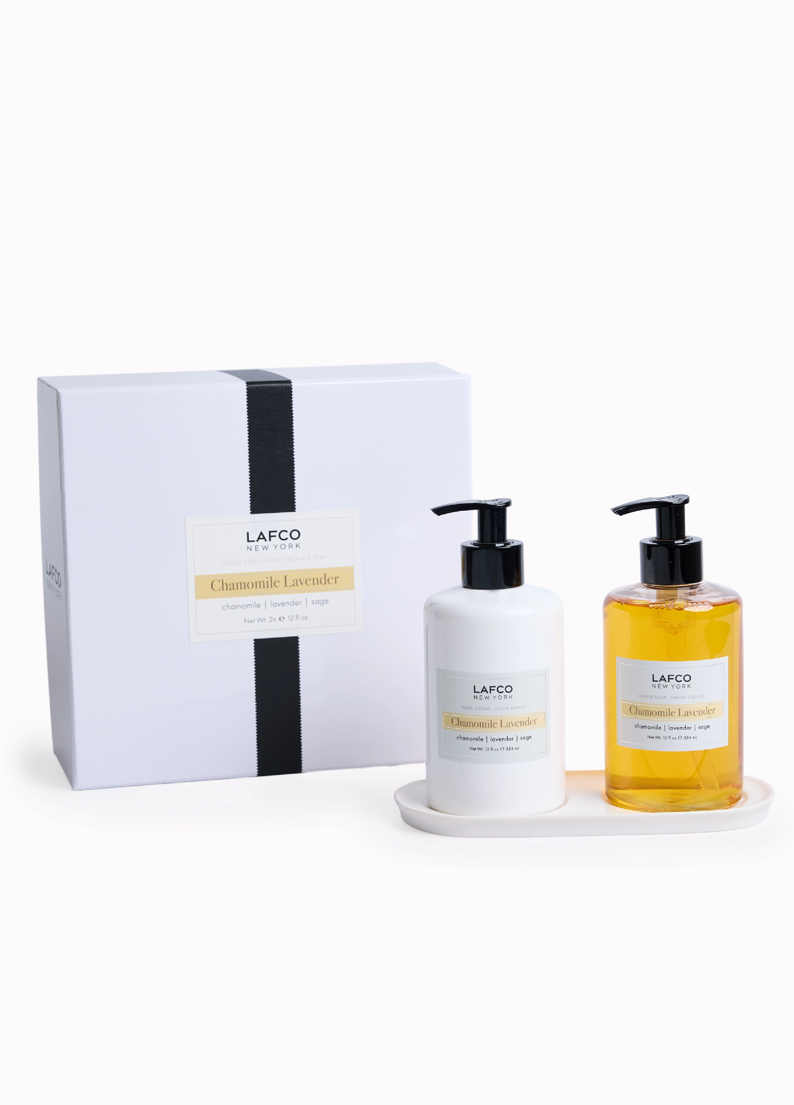 リラクゼーショングッズ TESCOM HAND CARE Raffle Chamomile Lavender Hand Care Set | LAFCO New York