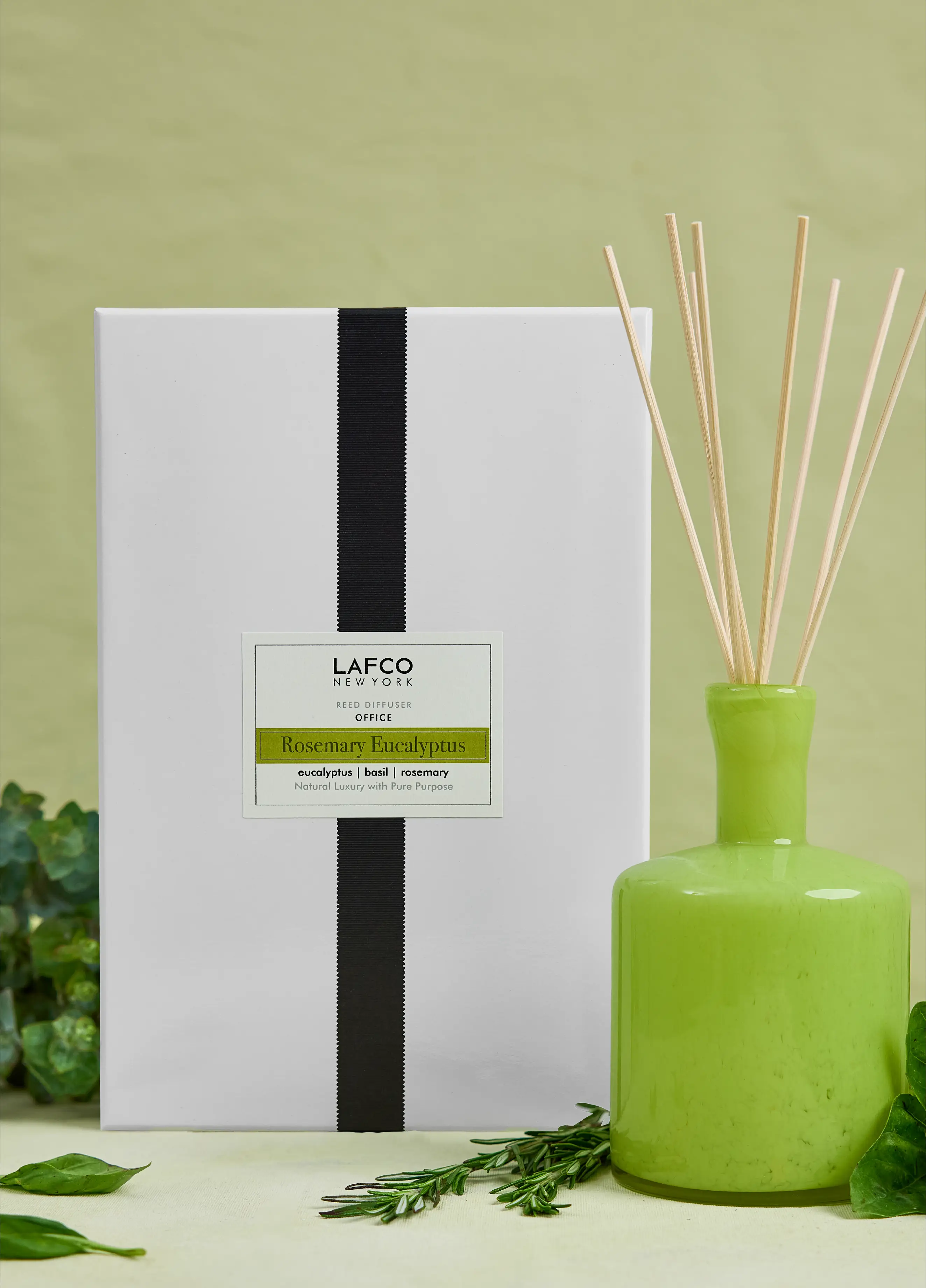 Rosemary Eucalyptus Signature Reed Diffuser | LAFCO New York