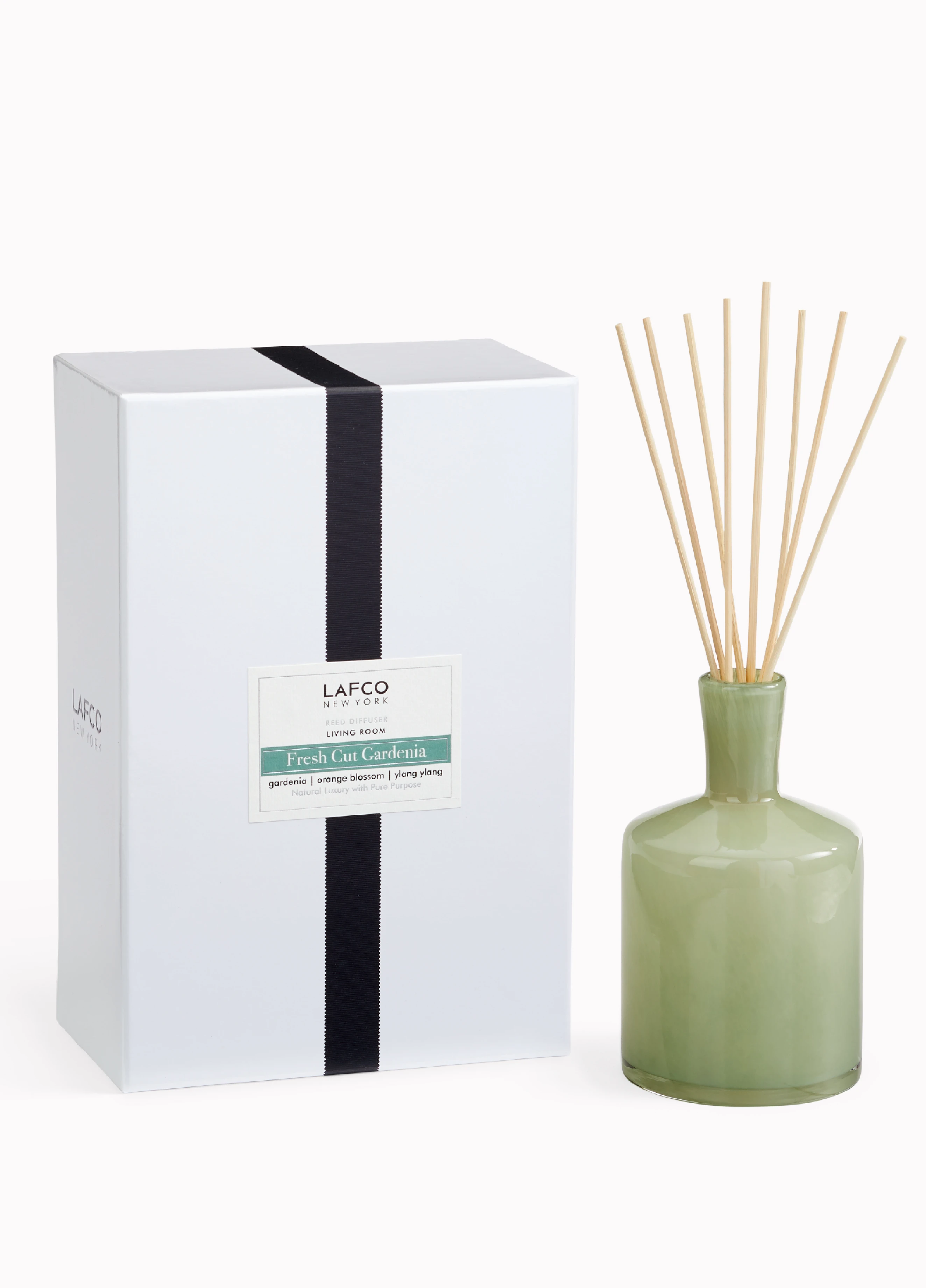 Fresh Cut Gardenia Signature Reed Diffuser | LAFCO New York