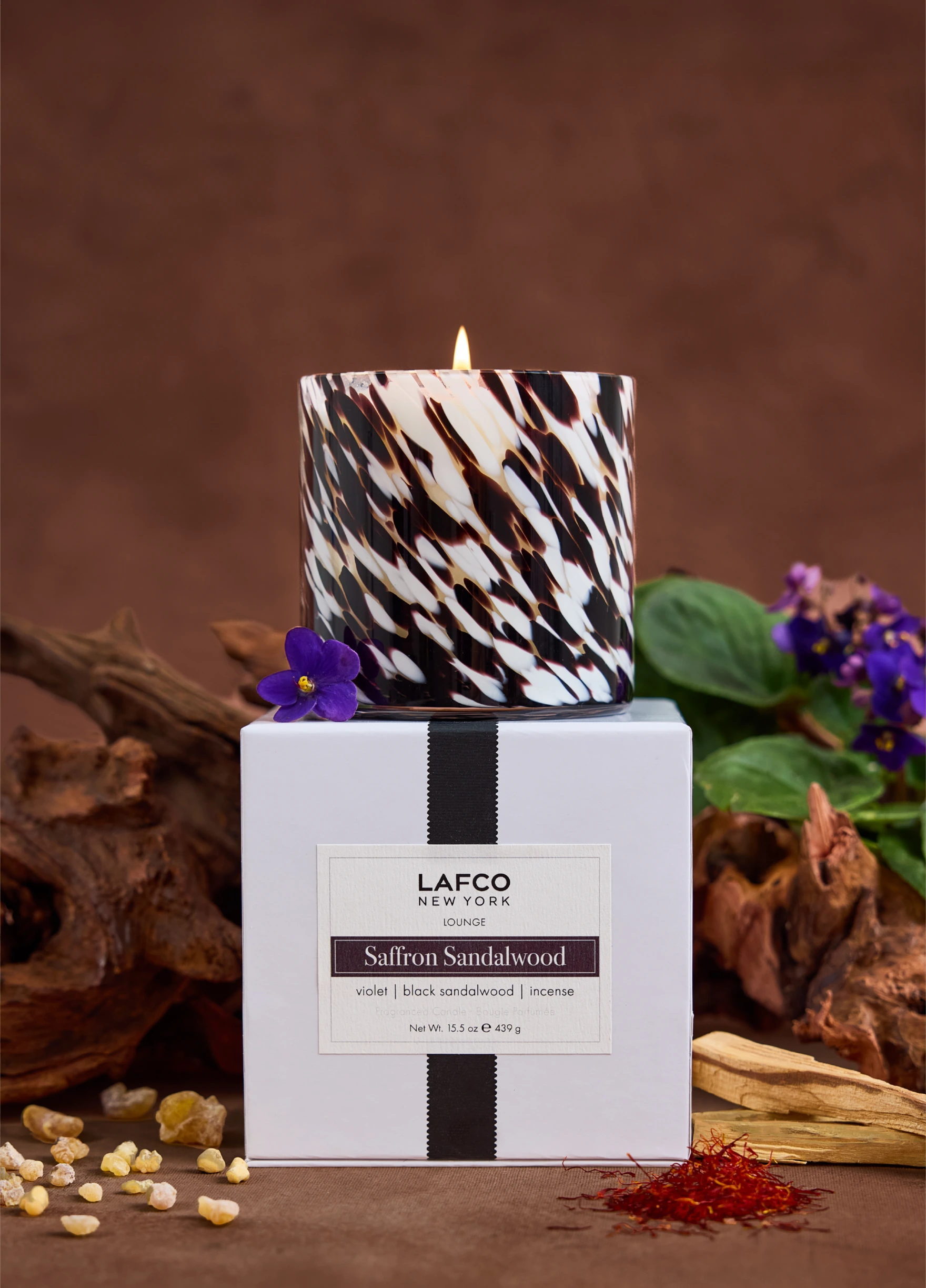 Saffron Sandalwood | Signature 15.5oz Candle