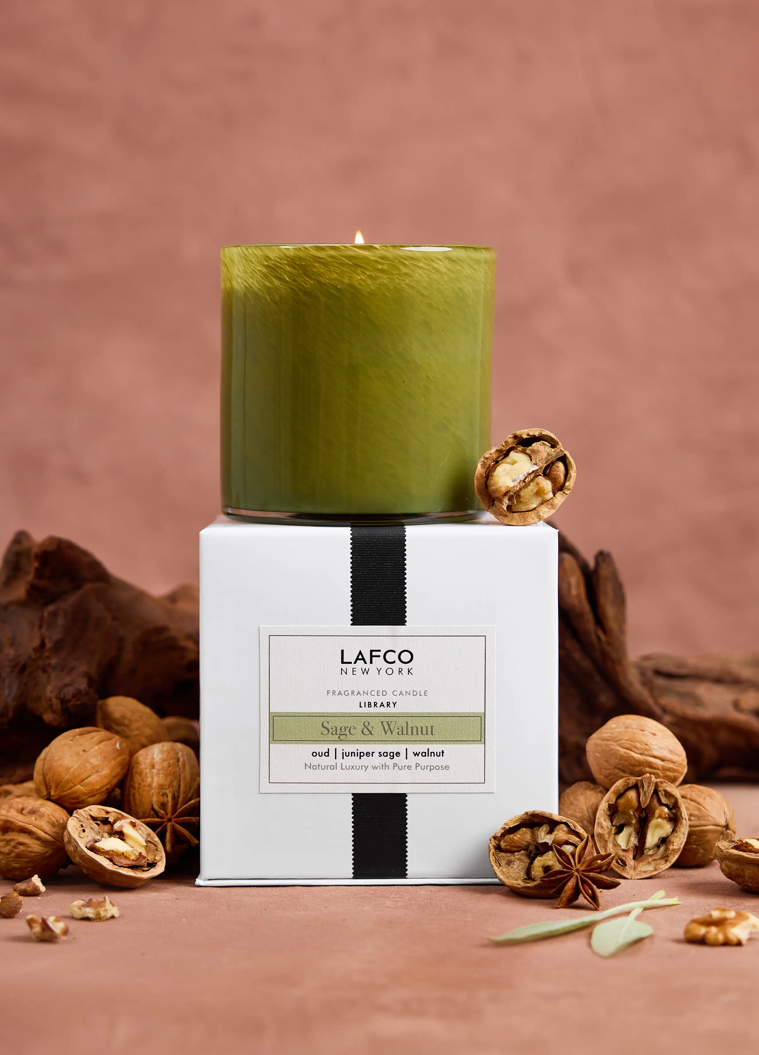 LAFCO Fragranced Candle Sage & Walnut