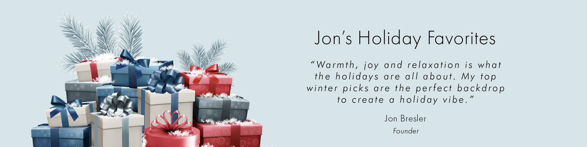 Jon's Holiday Picks photo.